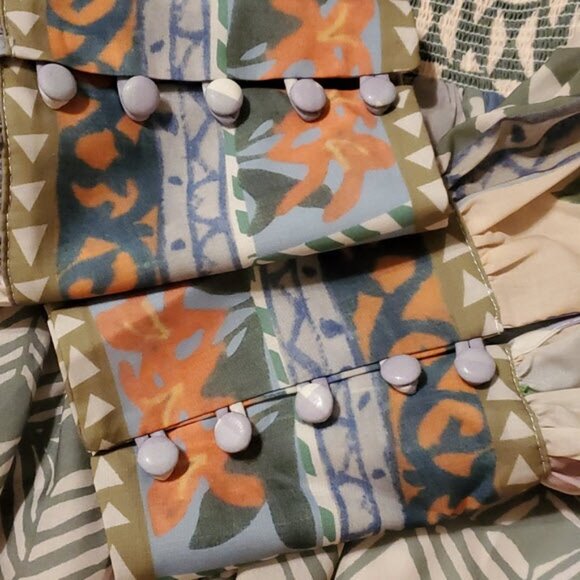 Boutique Patchwork Maxi Dress NWT Similar to Alemais- This looks like Alemais - Picture 4 of 5